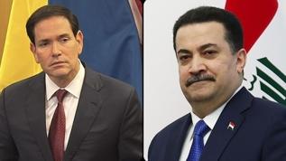 Güvenlik durumu ve siyasi süreç konuşuldu... ABD Dışişleri Bakanı, Irak Başbakanı ile görüştü