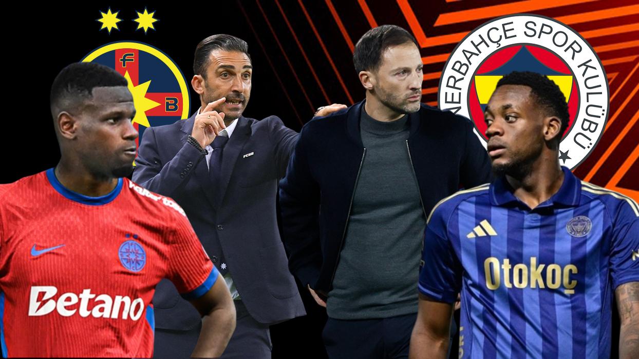 FCSB – Fenerbahçe maç kadrosu! FCSB – Fenerbahçe muhtemel 11'ler…