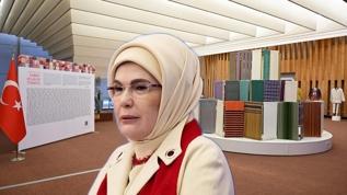Emine Erdoğan'dan "Türkiye Dokuma Atlası-Kumaşın Hafızası" sergisi paylaşım