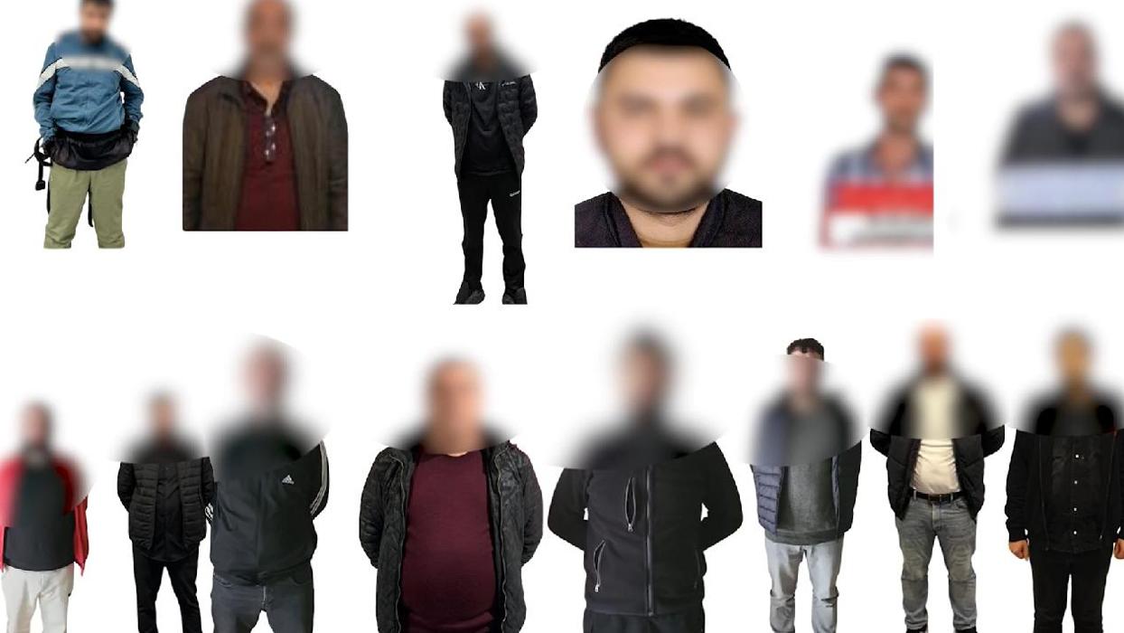 Kırmızı bültenle ve ulusal seviyede aranan 14 kişi Türkiye'ye getirildi