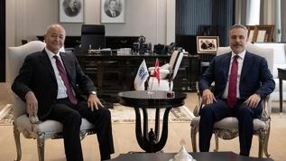 Bakan Fidan, BM Mülteciler Yüksek Komiseri Salih ile bir araya geldi