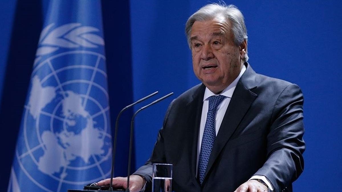 BM Genel Sekreteri Guterres: İsrail'in iki devletli çözümü baltalamak için yaptığı tüm çabalara karşı çıkmaya kararlıyım