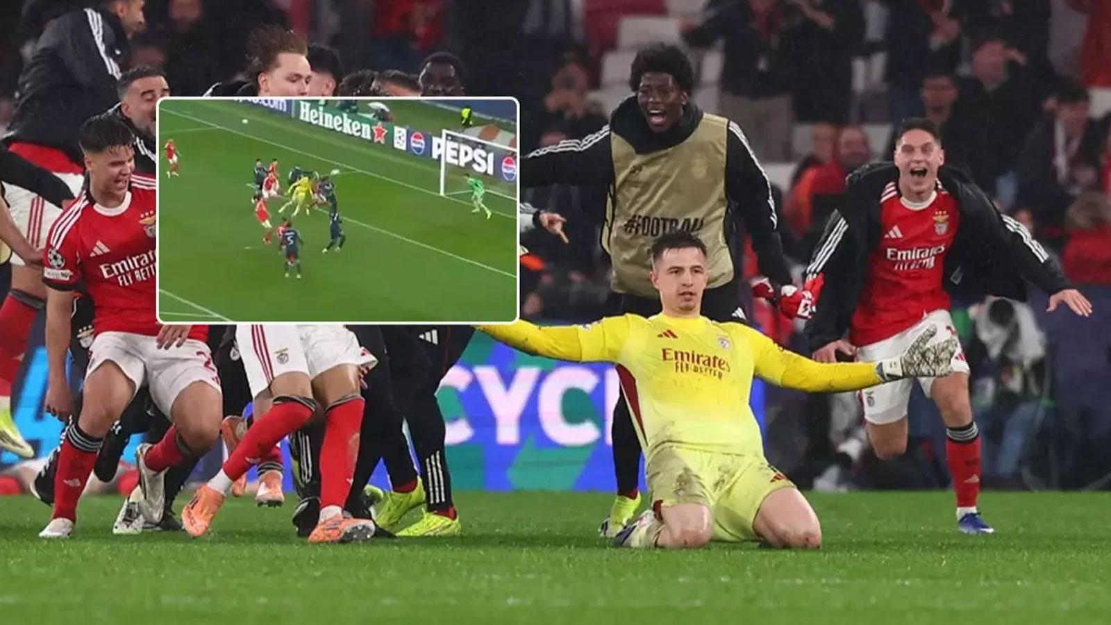 Lizbon'da tarihi son! Mourinho'nun Benfica'sı kalecinin golüyle play-off dedi