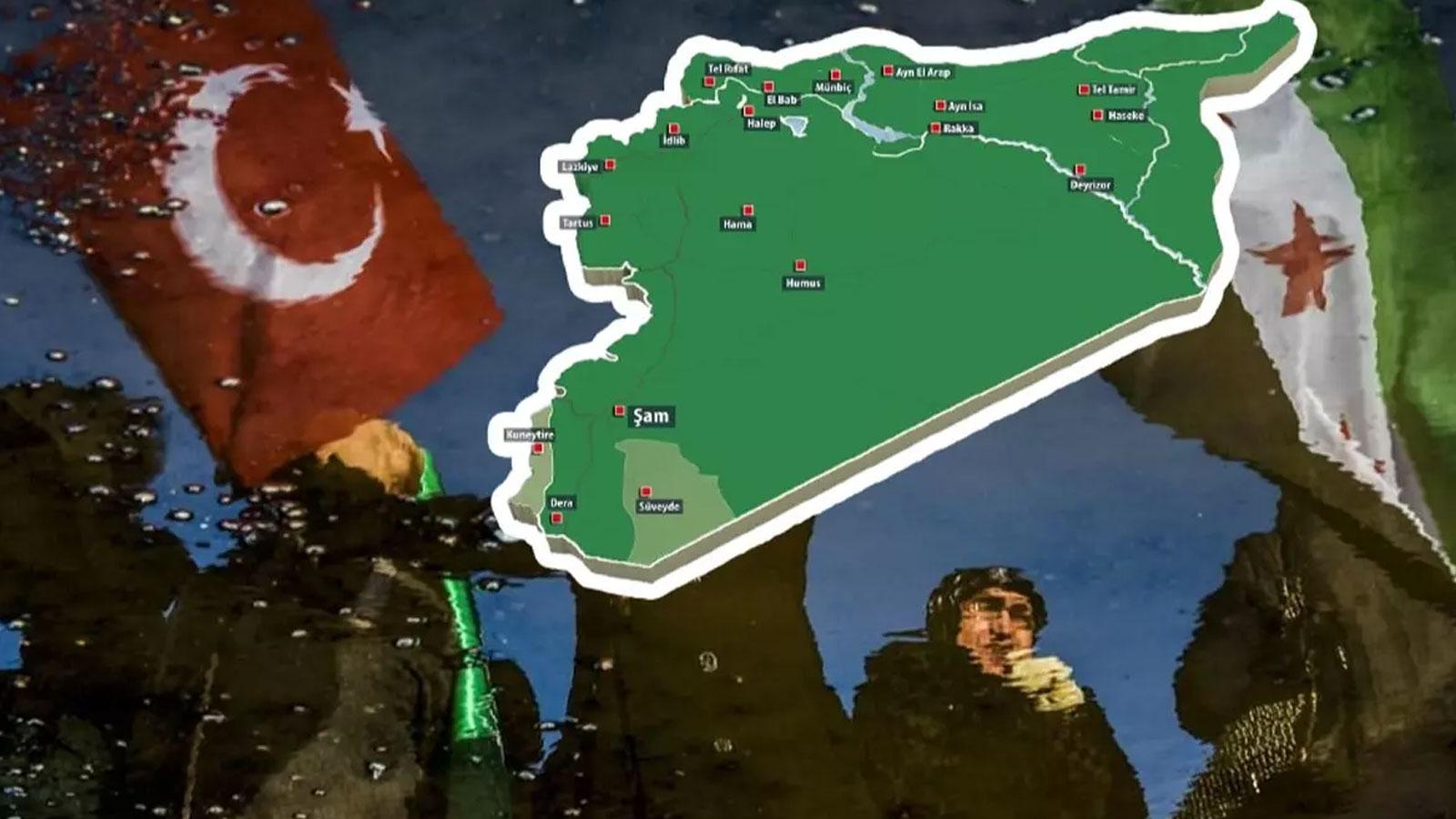 Suriye artık tek renk! Dikkat çeken Türkiye detayı