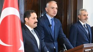 Bakan Ersoy: "Bu eşsiz mirasın ayağa kaldırılması için üç yıldır geceli gündüzlü bir mesai yürütüyoruz.”