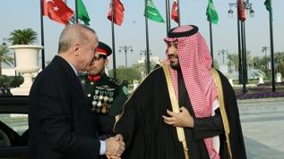 Cumhurbaşkanı Erdoğan, Suudi Arabistan'da onuruna verilen yemeğe katıldı