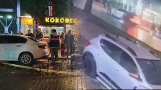 Güvenlik kamerası her şeyi kaydetti! Kokoreççide kanlı saldırı