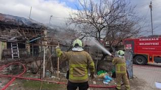 Kırıkkale'de müstakil evde yangın: 1 yaralı