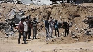 Tel Aviv yönetimi enkaz altında kalan Filistinlilerin cesetlerinin çıkarılmasını durdurdu