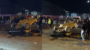 Batman'da otomobil takla attı: 1 yaralı