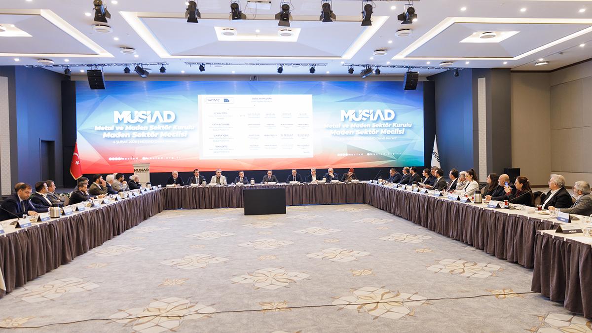Çözüm önerileri ele alındı! MÜSİAD'da maden sektörünün geleceği konuşuldu