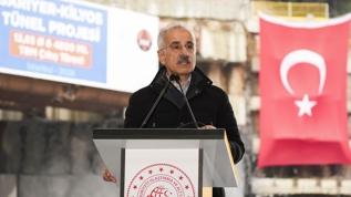 Bakan Uraloğlu: Sarıyer-Kilyos Tüneli İstanbul'un ulaşımını kökten değiştirecek