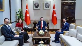 Cumhurbaşkanı Yardımcısı Yılmaz, Brezilya'nın Ankara Büyükelçisi Santos'u kabul etti