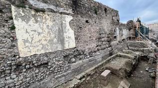 Trabzon'da zeminin 8 metre altından ‘dere limanı' çıktı