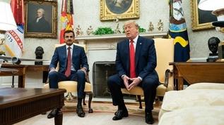 Katar Emiri Temim ile ABD Başkanı Trump telefon görüşmesi gerçekleştirdi