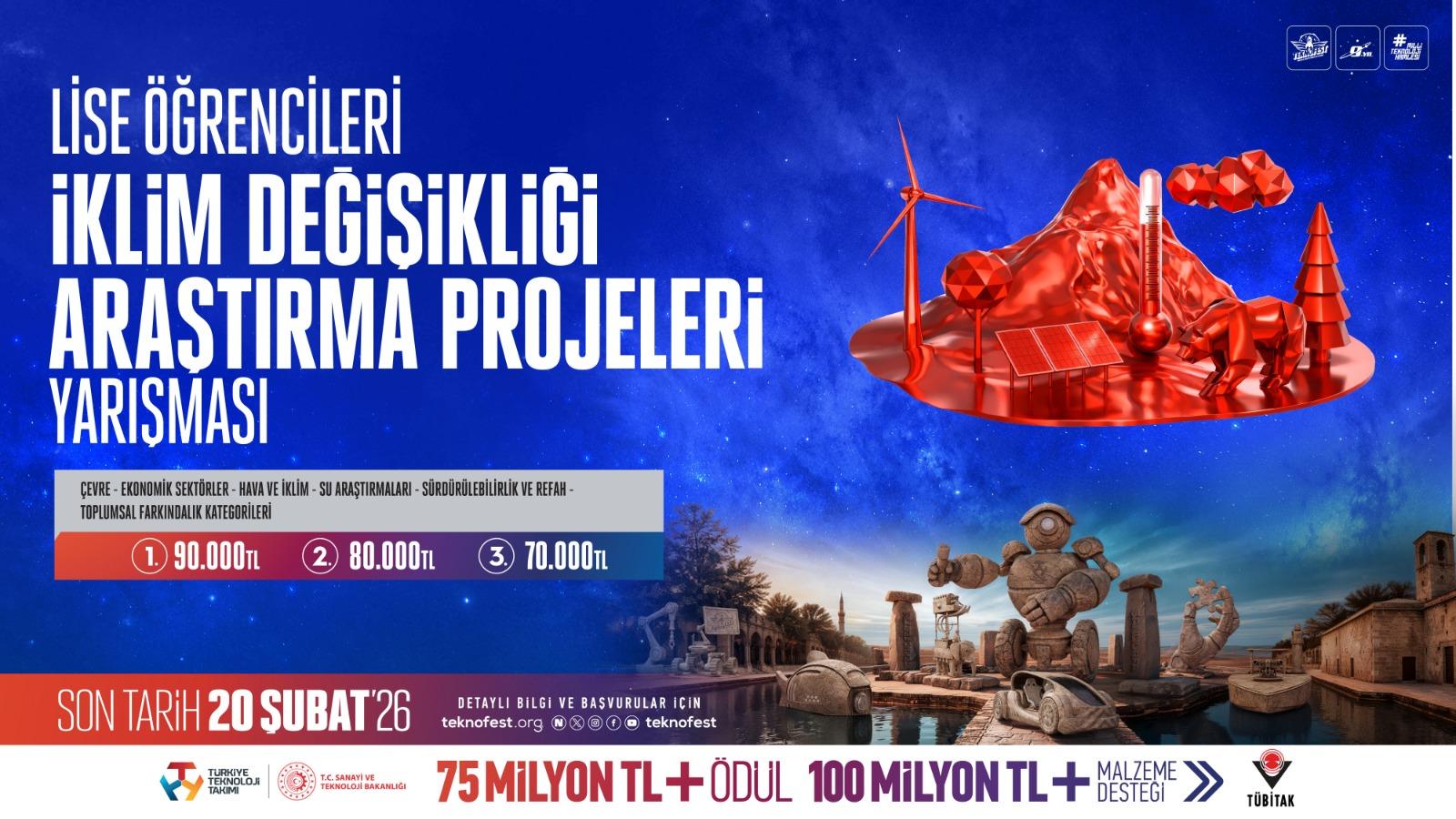 Bilimle değişen dünya: TEKNOFEST'te lise öğrencilerine özel iki büyük araştırma yarışması