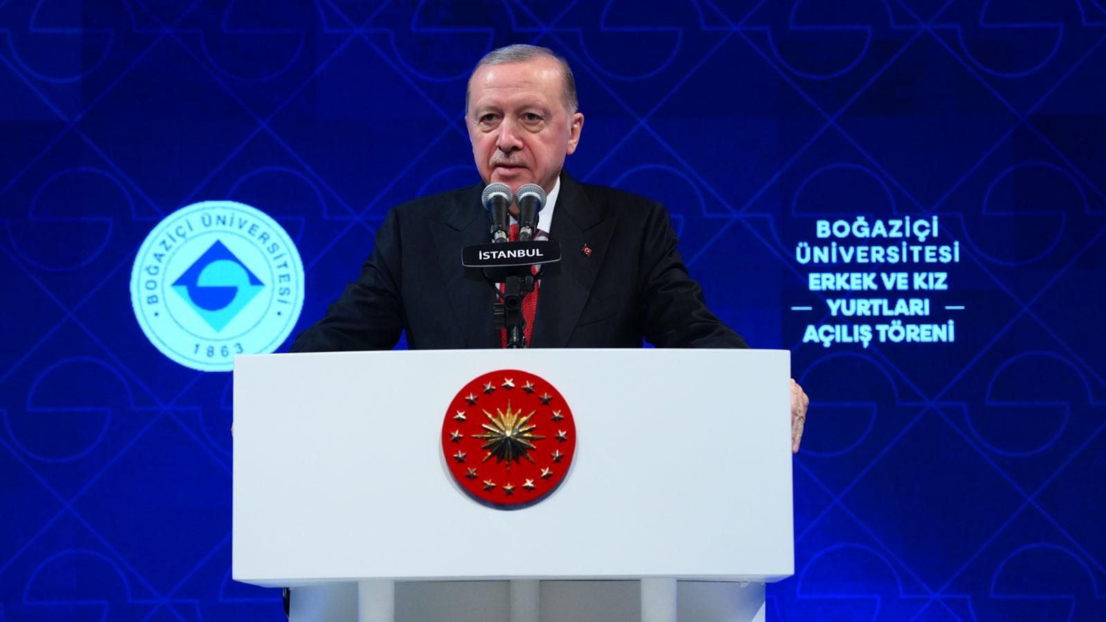 Cumhurbaşkanı Erdoğan: Gençlerin kararlılığından biz de güç alıyoruz