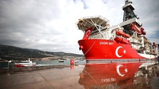 Türkiye'nin dev sondaj gemisi Çağrı Bey, Somali'ye uğurlanıyor