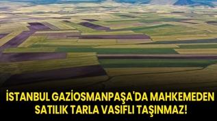 İstanbul Gaziosmanpaşa'da mahkemeden satılık tarla vasıflı taşınmaz!