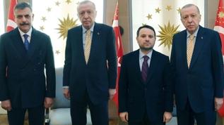 Cumhurbaşkanı Erdoğan, Adalet Bakanı Gürlek ve İçişleri Bakanı Çiftçi'yi kabul etti