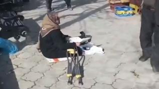 Temassız dilencilik dönemi! Sosyal medyada viral oldu