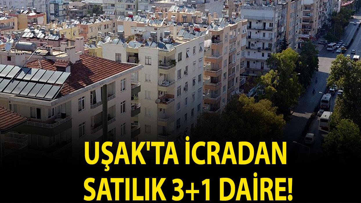 Uşak'ta icradan satılık 3+1 daire!