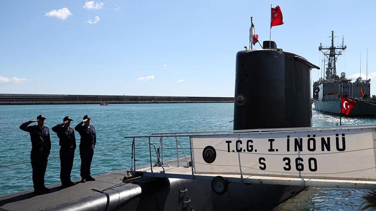 TCG 1. İnönü denizaltısı, NATO tatbikatında hünerlerini göstermeye hazır
