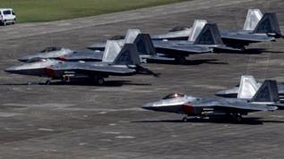 Bölgede gerilim tırmanıyor! 12 adet F-22 tipi savaş uçağı İsrail'e iniş yaptı