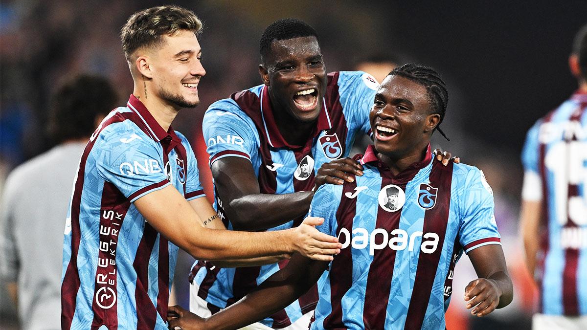 Gol makinesi Trabzonspor: Onuachu, Augusto ve Muçi'den müthiş performans