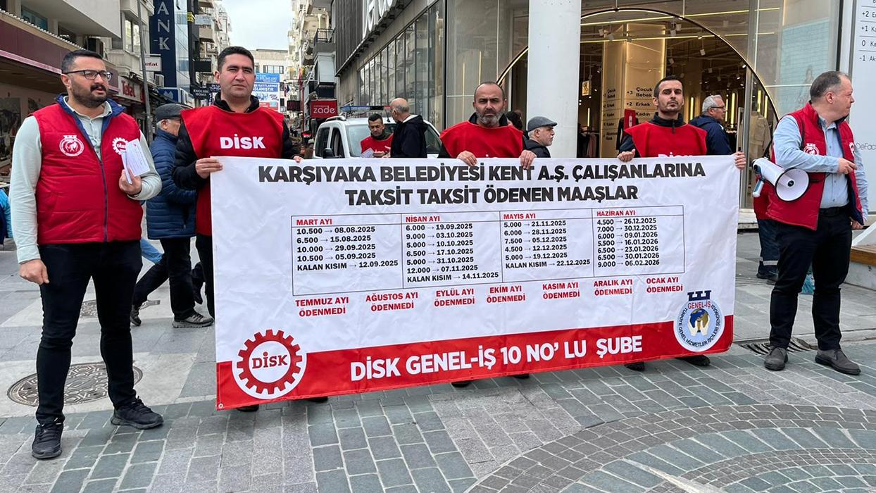 Karşıyaka Belediyesi'nde ödenmeyen maaşlar işçileri sokağa döktü! Ev sahipleri ev kiralamıyor