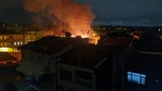 Fatih'te yangın paniği