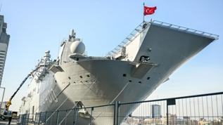 Rotterdam limanında Türk donanmasının gövde gösterisi