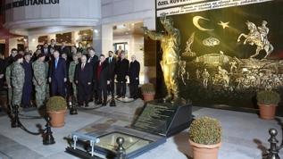 Cumhurbaşkanı Erdoğan, Ömer Halisdemir'in şehit olduğu yerde dua etti