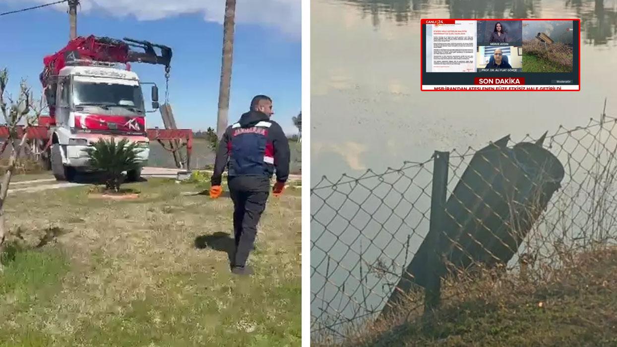 İran'dan ateşlenen füze düşürüldü! Canlı yayında çarpıcı değerlendirme