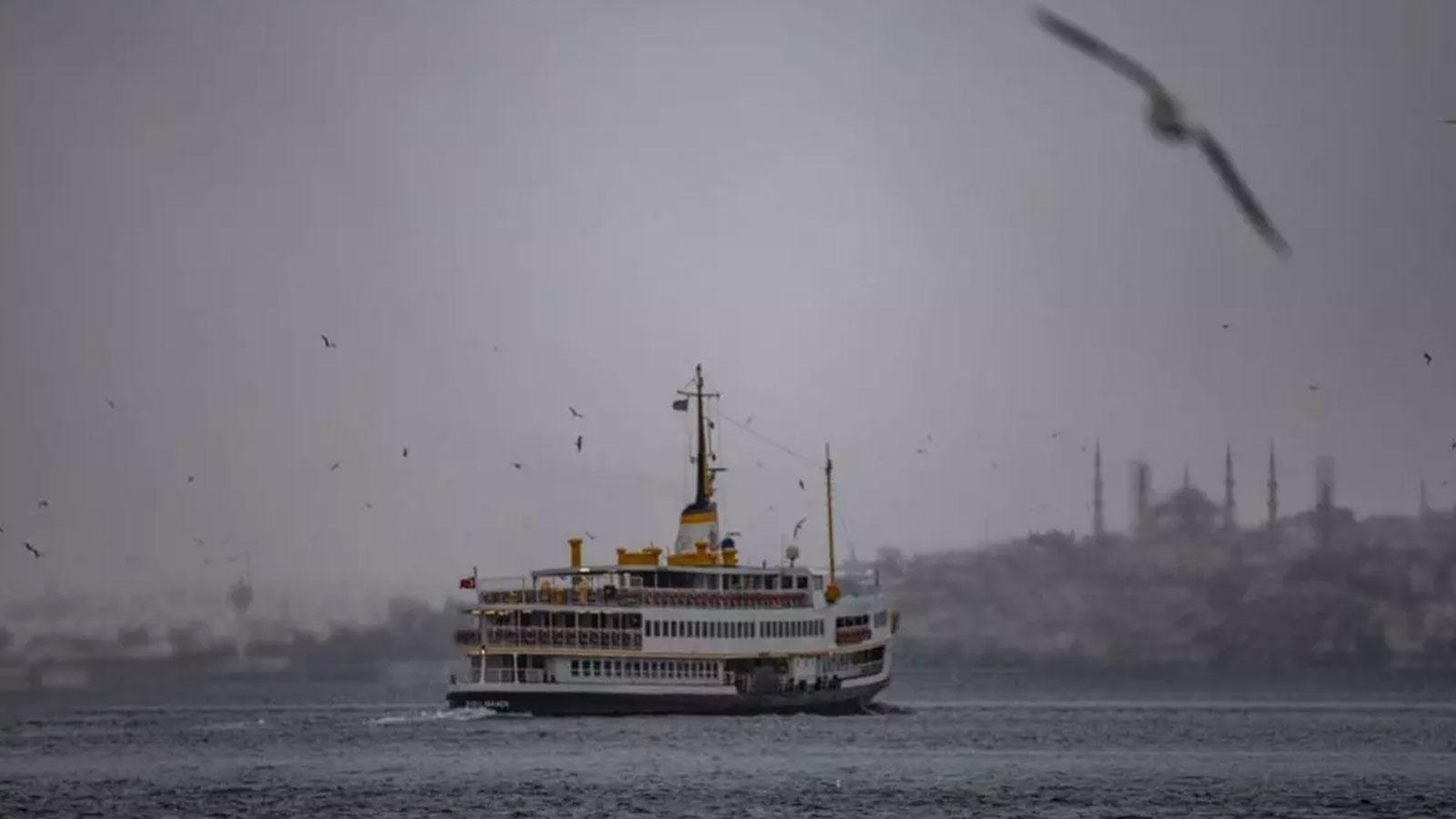 İstanbul'da hava muhalefeti: Bazı vapur seferleri iptal edildi