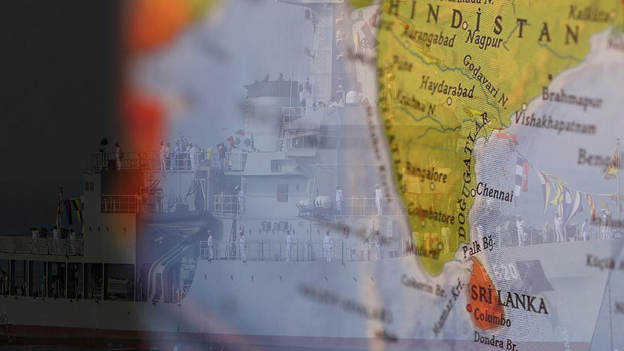 Sri Lanka'da İran donanmasına ait gemi için kapsamlı kurtarma operasyonu başlatıldı