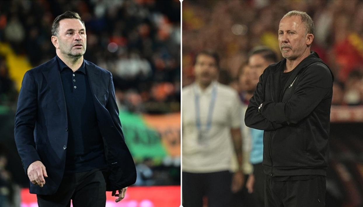 Beşiktaş-Galatasaray derbi maçında Sergen Yalçın ve Okan Buruk'un performansları ön plana çıkacak