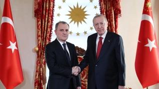 Cumhurbaşkanı Erdoğan, Bayramov'u kabul etti