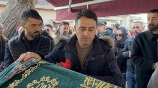 Fatih'te kocası tarafından öldürülen Semiha Deniz son yolculuğuna uğurlandı 