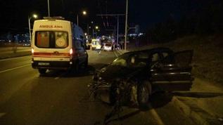 Malatya'da üç aracın karıştığı kazada 4 kişi yaralandı