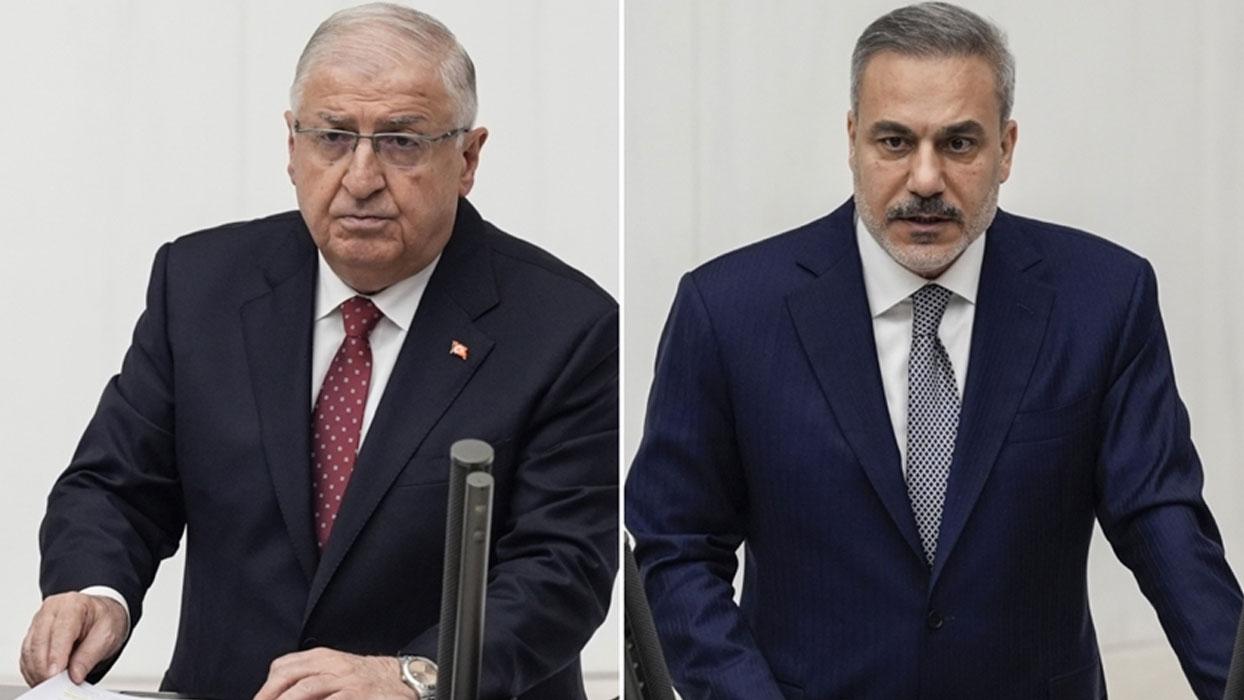 Milli Savunma Bakanı Güler ile Dışişleri Bakanı Fidan, TBMM Genel Kurulunu bilgilendirecek