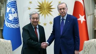 Cumhurbaşkanı Erdoğan, Guterres'i kabul etti