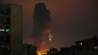 İran'ın başkenti Tahran'da art arda patlamalar meydana geldi