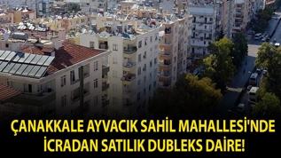 Çanakkale Ayvacık Sahil Mahallesi'nde icradan satılık Dubleks daire!