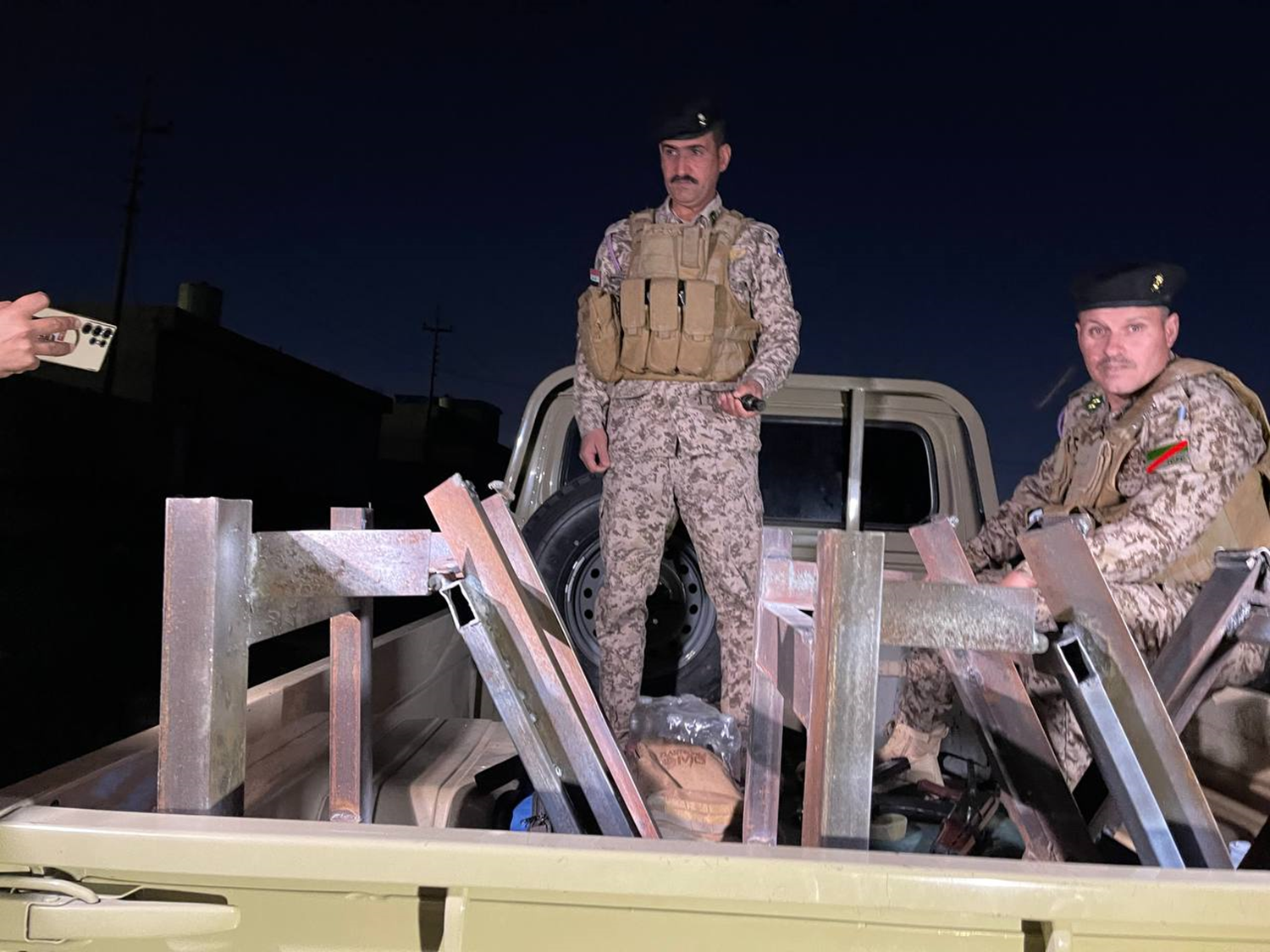 Irak güçleri, Kerkük'te roket fırlatma rampasını ele geçirdi