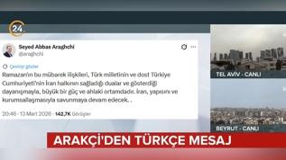 İran Dışişleri Bakanı Arakçi'den Türkçe mesaj