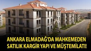 Ankara Elmadağ'da mahkemeden satılık Kargir yapı ve müştemilatı!