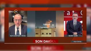 Canlı yayında peş peşe patlama sesleri: Nuh Albayrak Riyad'dan aktardı