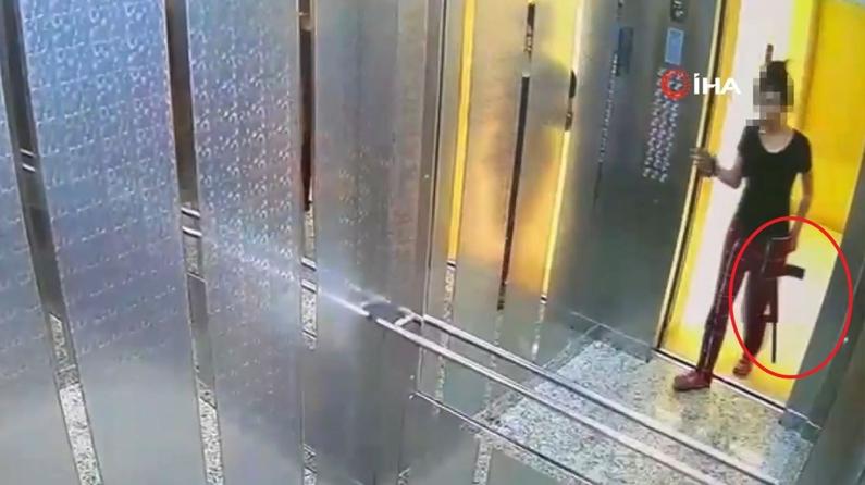 Pijamayla pompalı dehşet! Saldırgan kadın yakalandı