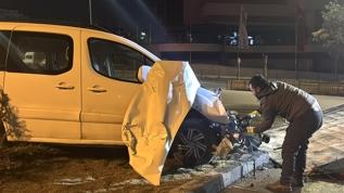 Erzurum'da 4 aracın karıştığı zincirleme kazada 1'i ağır 7 kişi yaralandı